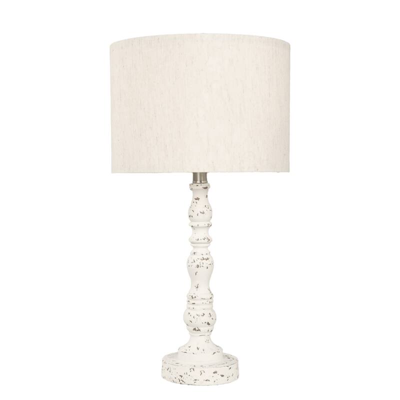Bedside Poly Resin Table Lamps (Set of 2)