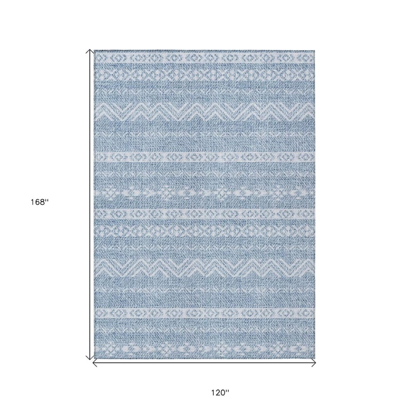 HomeRoots Southwestern Transitional Rectangle Outdoor Rug