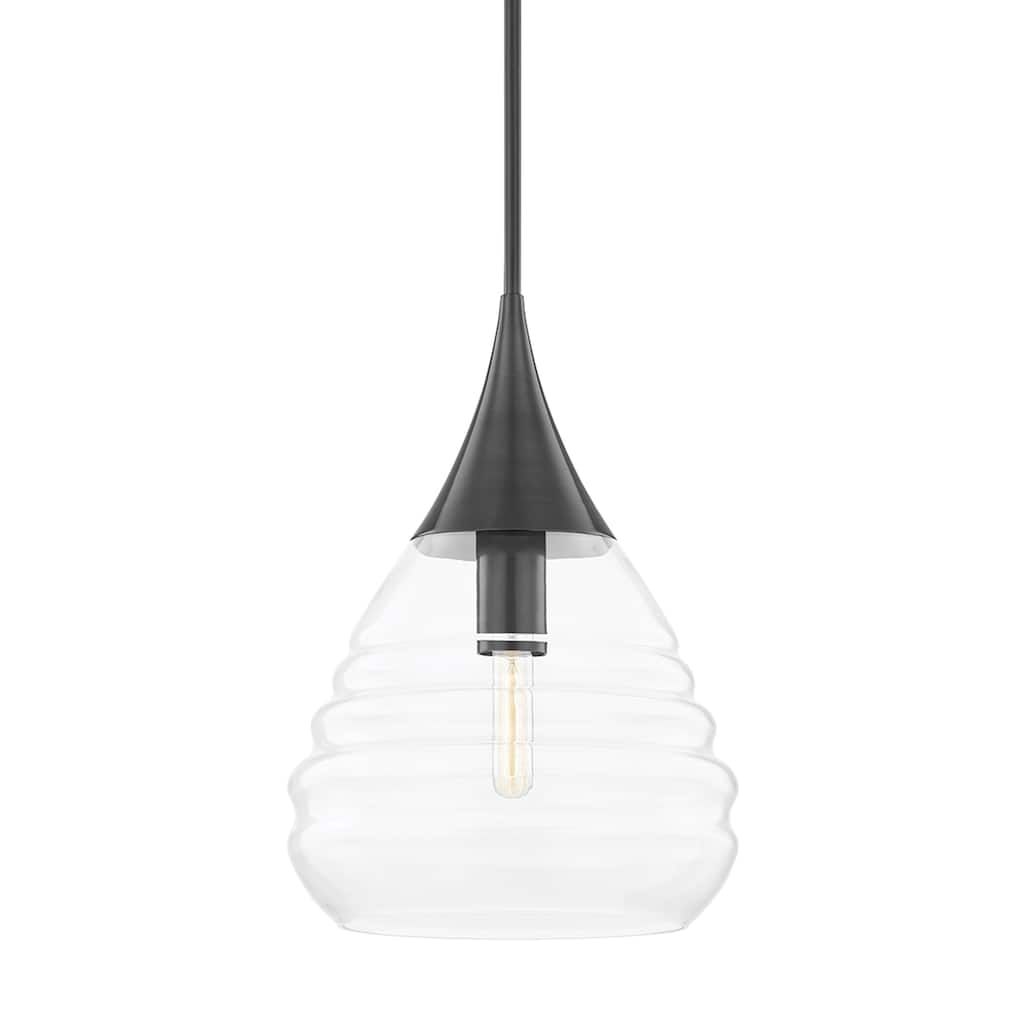 Mitzi by Hudson Valley Marissa 18-inch Pendant with Clear Glass