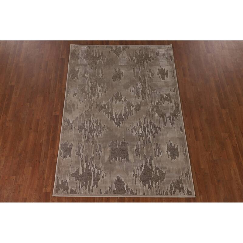 Art & Craft Turkish Area Rug Machine Made Abstract Carpet - 5'3" x 7'6"