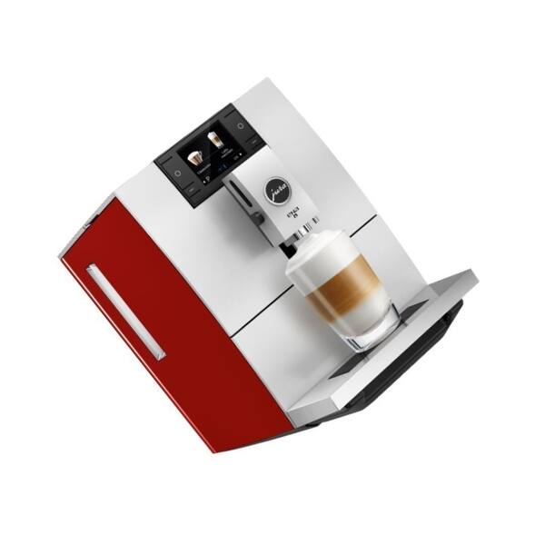 Jura ENA 8 Automatic Coffee Machine (Sunset Red),Certified Refurbished