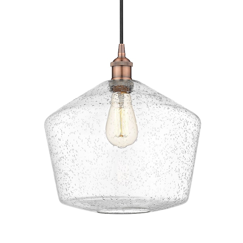 Innovations Lighting 616-1P-14-12 Cindyrella Pendant Cindyrella 12" - Antique Copper / Seedy