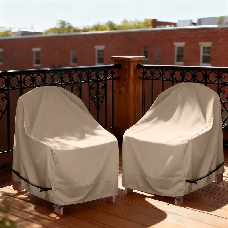 Waterproof & UV-Resistant Heavy-Duty Patio Chair Covers (Set of 2) - All-Weather Protection & Easy to Clean
