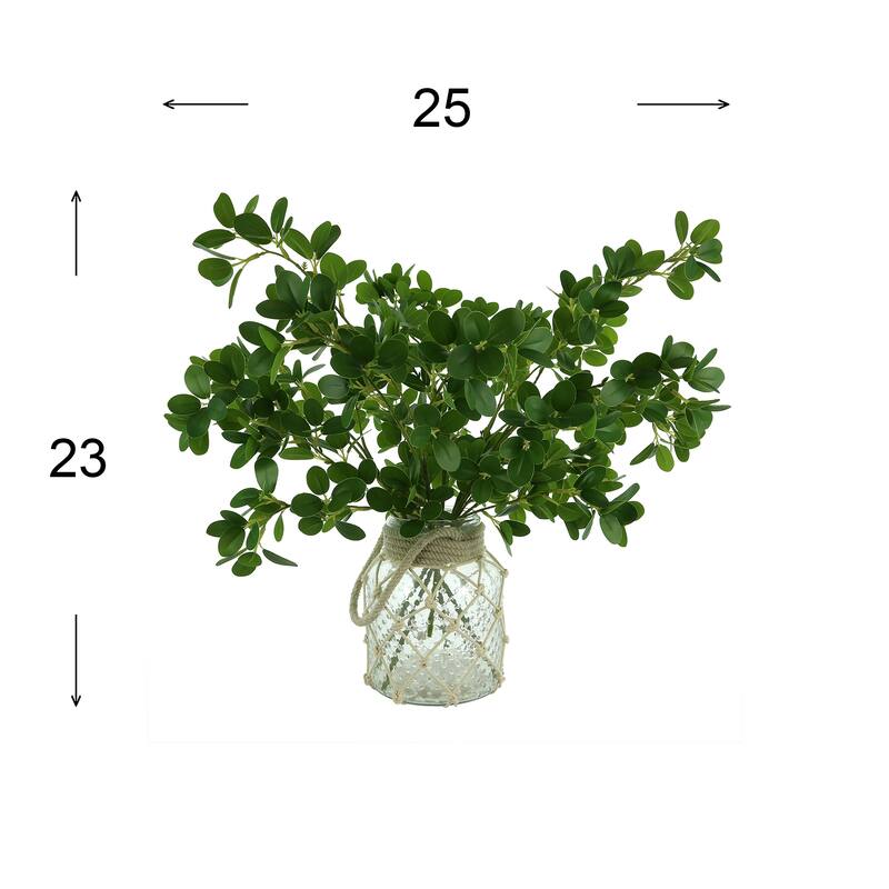 Organic Modern Boxwood Spray Arrangement