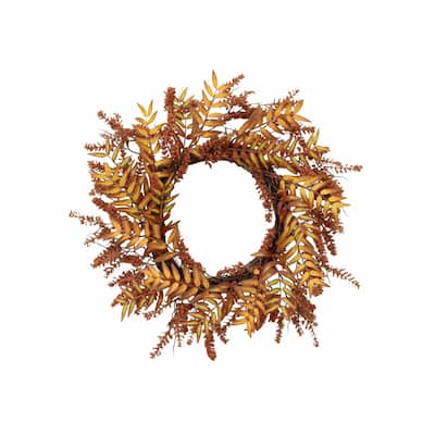 18" Harvest Berry Artificial Wreath