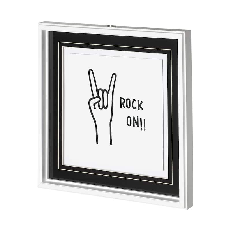 Rock On Framed Art Print