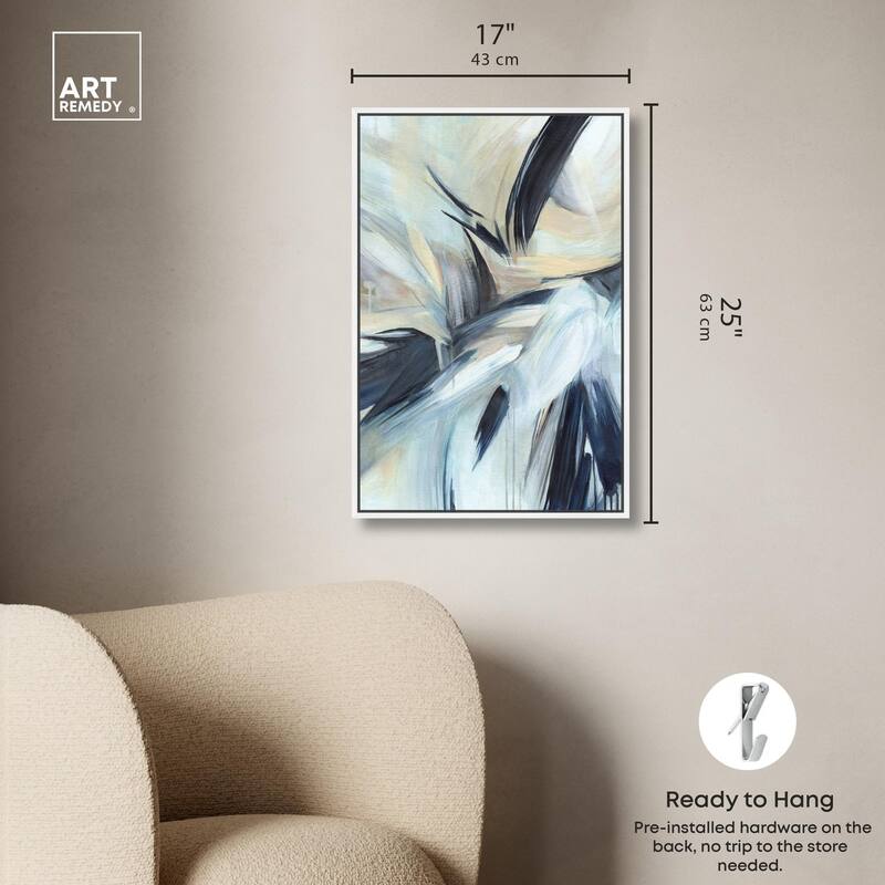 Layered Shadows Canvas by Art Remedy