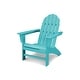 preview thumbnail 9 of 16, POLYWOOD Vineyard Outdoor Adirondack Chair Aruba