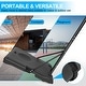 preview thumbnail 6 of 6, Basketball Goal Portable Basketball Hoop Indoor Outdoor Basketball Stand 5.6-7ft Adjustable 28in Backboard with Wheels