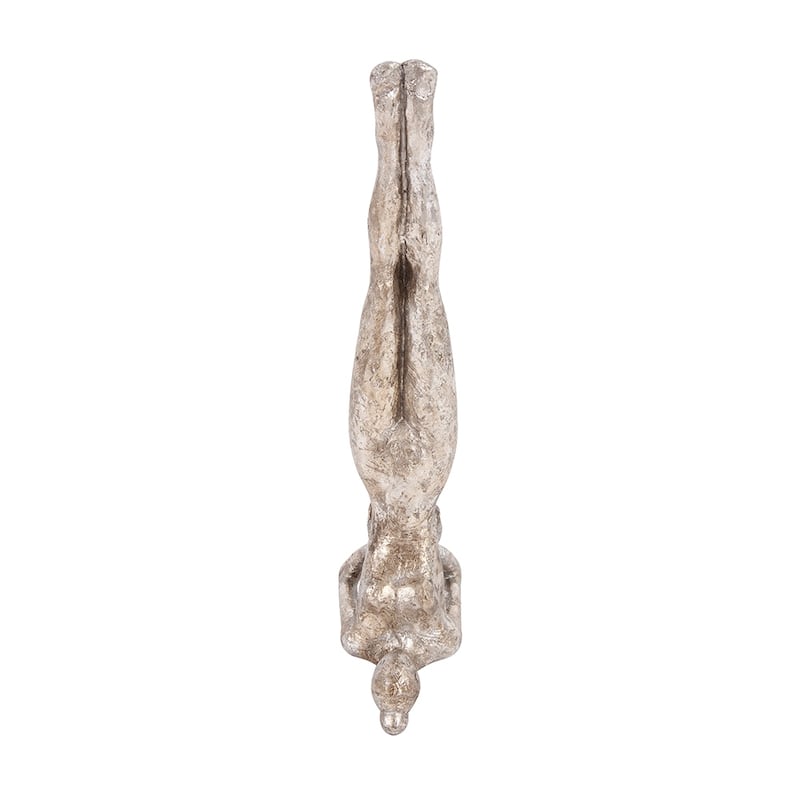Allan Andrews Warm Silver Decorative Yoga Pose Figure