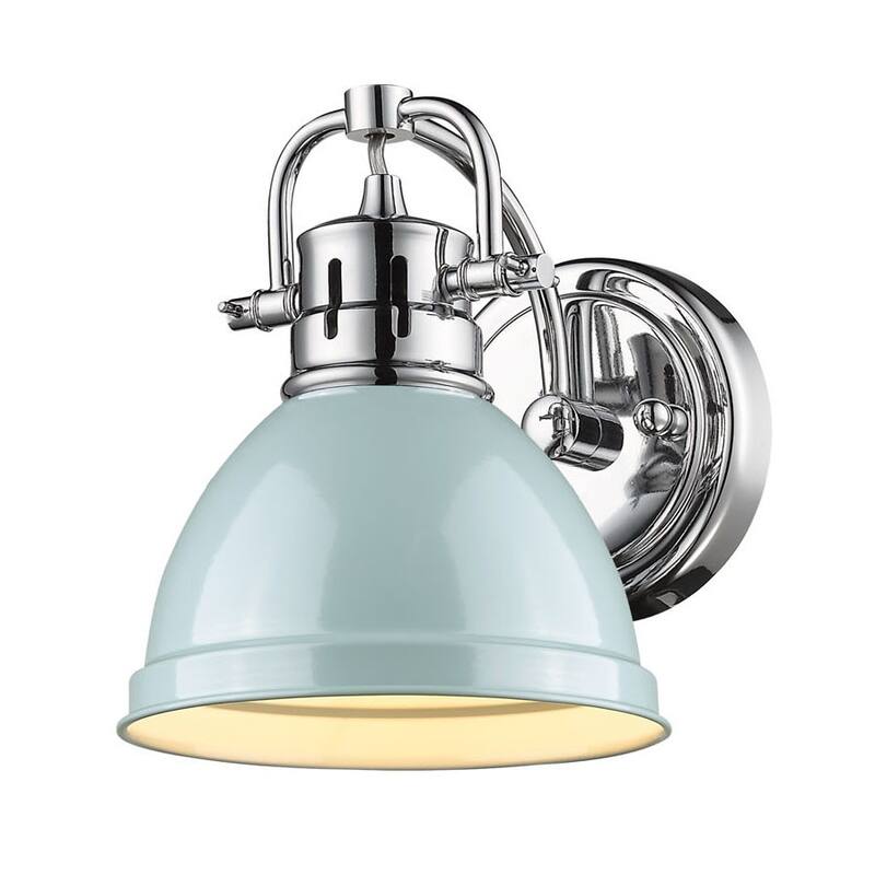 Golden Lighting Duncan Single Light 9" Tall Bathroom Sconce