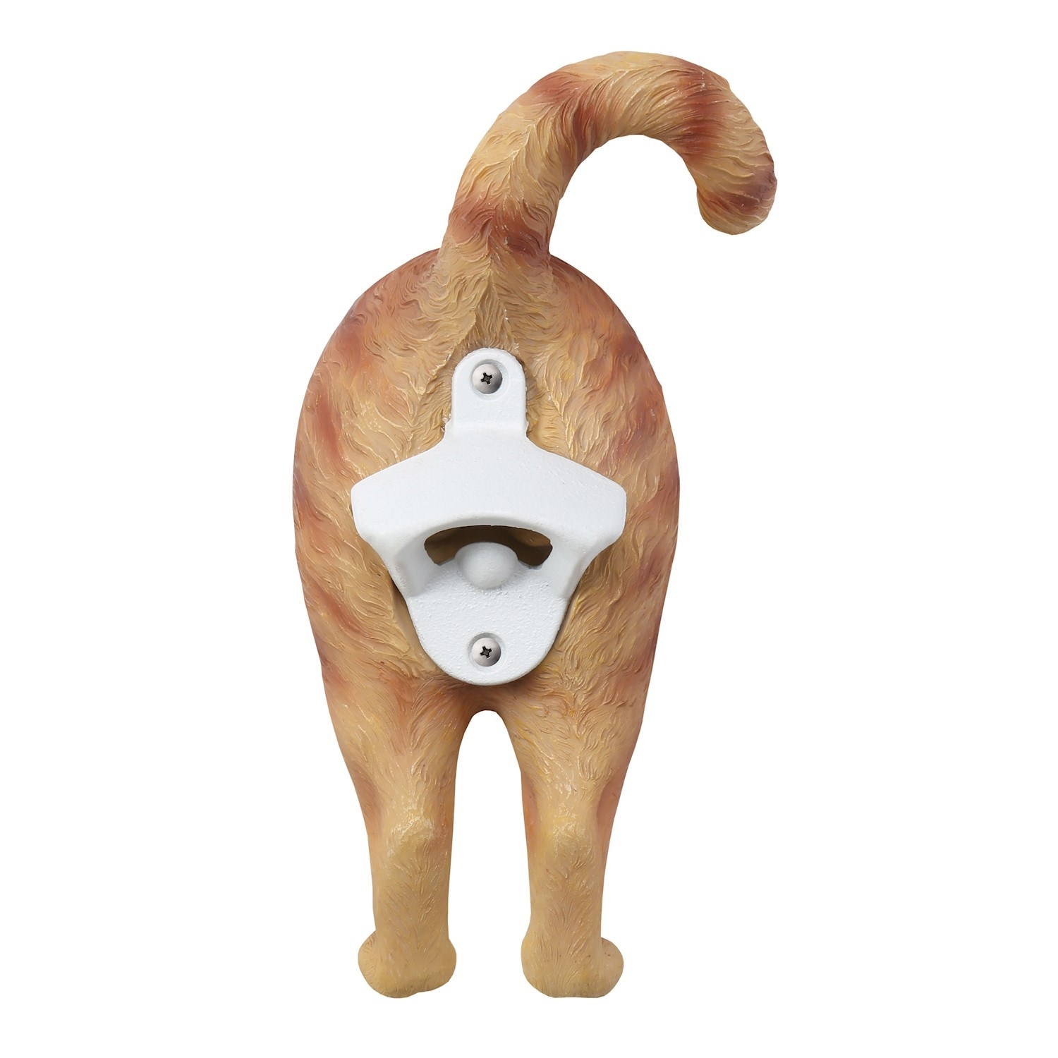 Cat Butt Straw Topper- Black White Brown