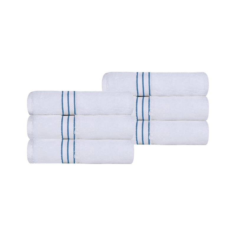 Turkish Cotton Heavyweight Hand Towel Set of 6 by Superior