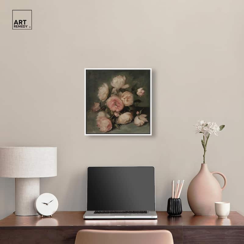 Roses in Shadow I Canvas by Art Remedy