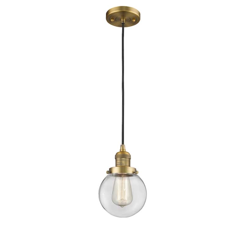 Innovations Lighting Beacon Single Light 6" Wide Mini Pendant with