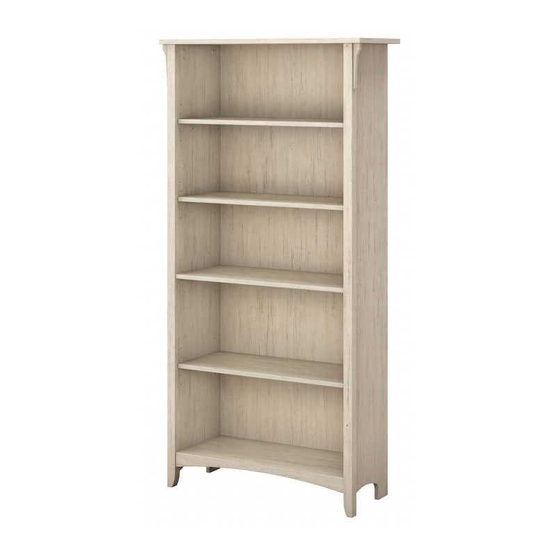 Bush Furniture Salinas Tall 5 Shelf Bookcase with Adjustable Shelves