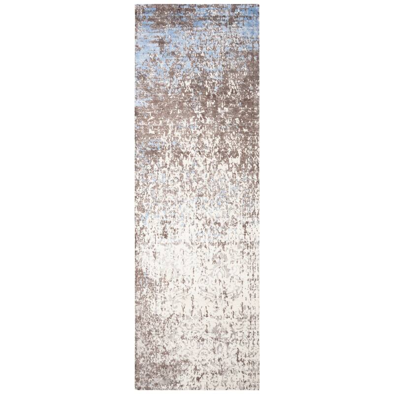 SAFAVIEH Hand-knotted Expression Dagrund Vintage Abstract Viscose Rug