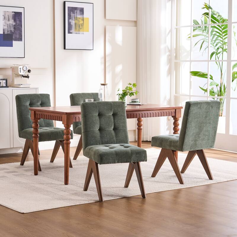 Mid Century Modern Dining Chair Set of 2
