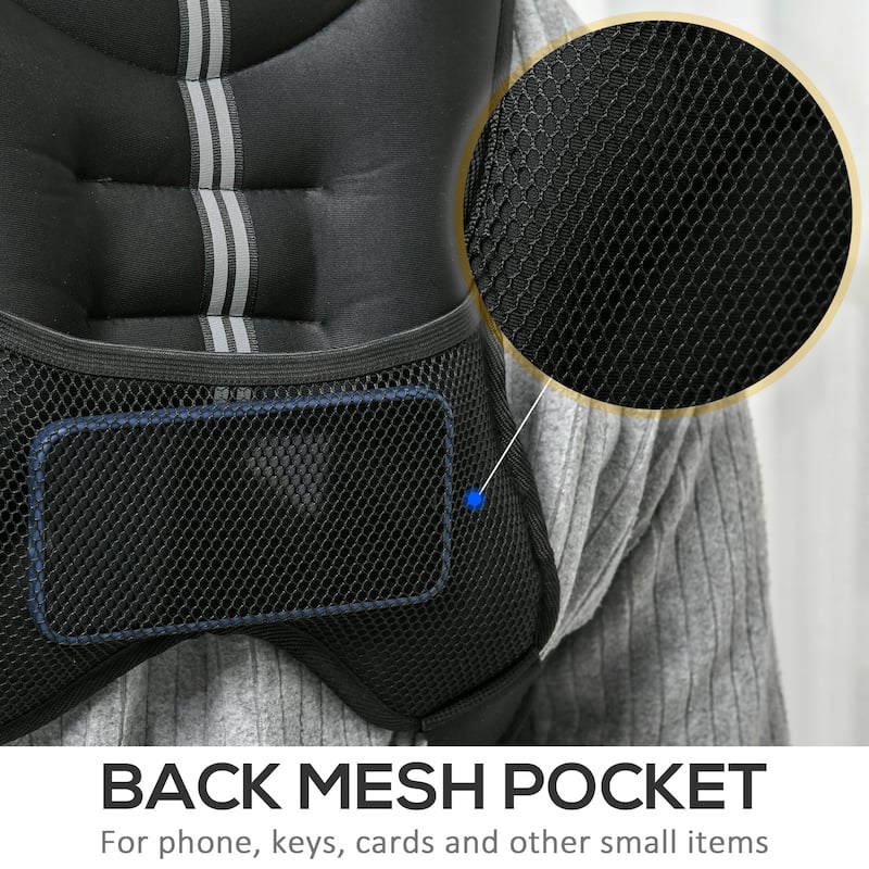 Soozier Weight Vest Workout Equipment Adjustable 18lbs Weighted Vest for Men Women