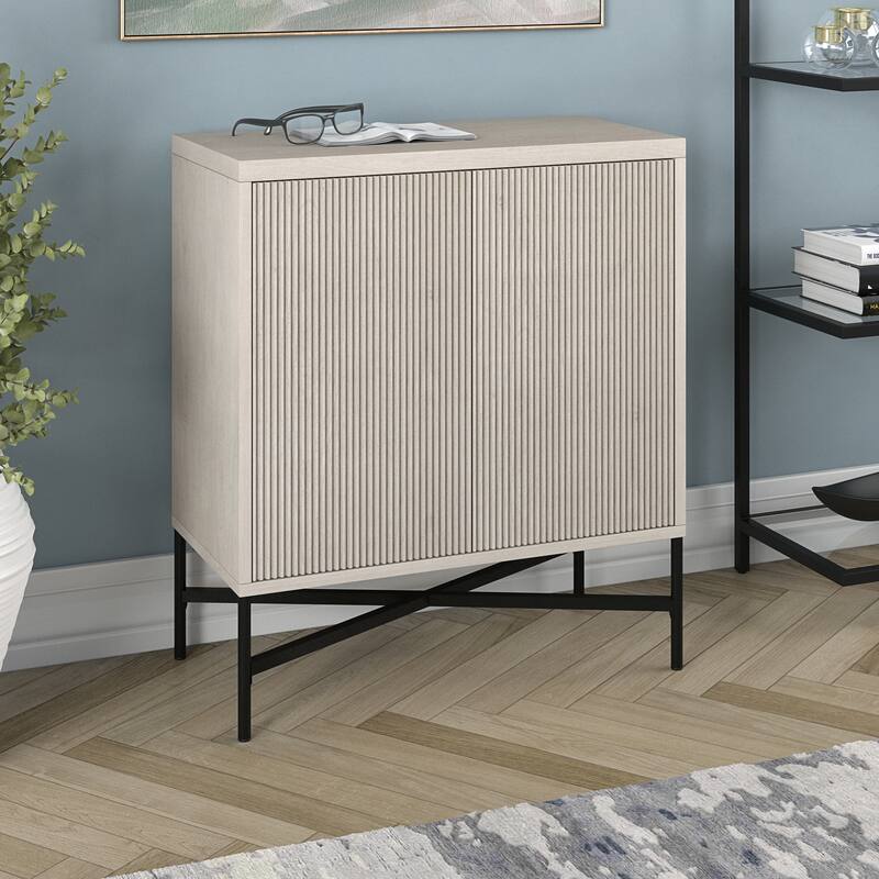 Brighton 28" Wide Rectangular Accent Cabinet - 28" Wide - Alder White
