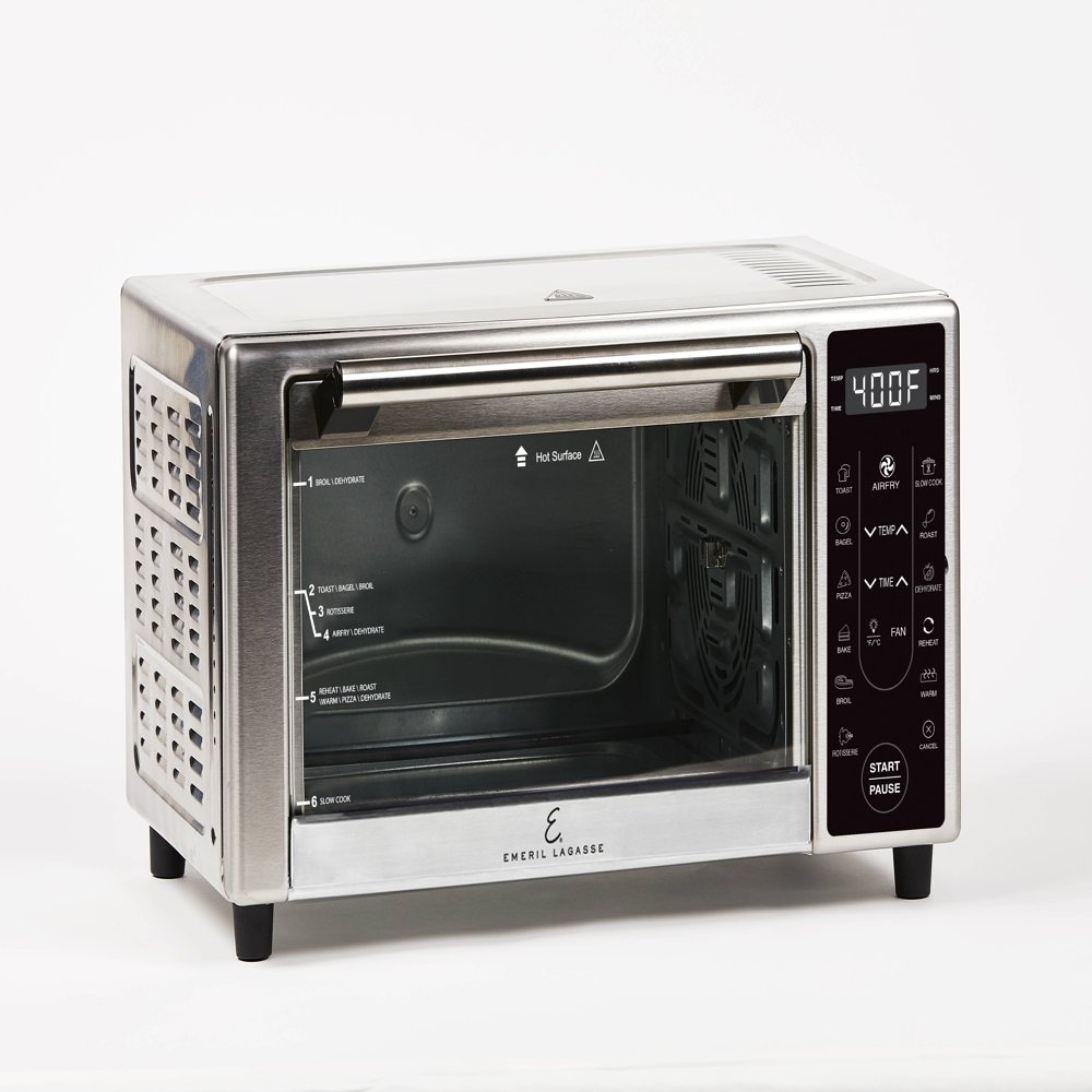 Power AirFryer 360 Plus, Toaster Oven, Stainless Steel, 1500 Watts