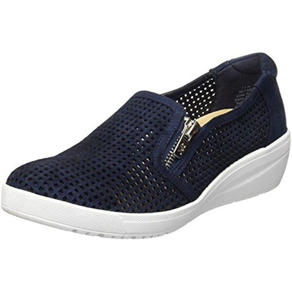 anne klein wedge sneakers
