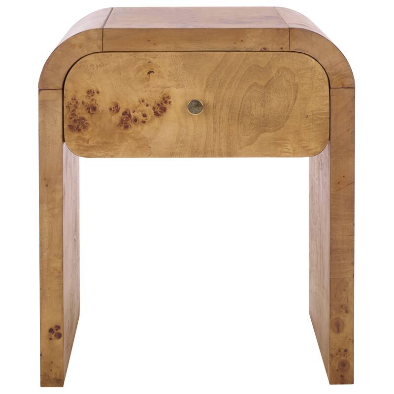 SAFAVIEH Home Hinata 1-Drawer Nightstand - Natural