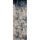 preview thumbnail 20 of 47, Noori Rug Lagoon Alice Distressed Abstract Modern Area Rug 2'2" x 6'0" Runner - Grey/Blue