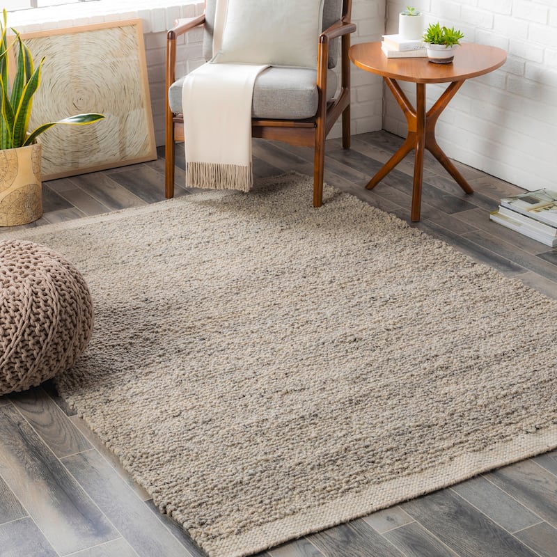 Artistic Weavers Tera Handmade Modern Farmhouse Wool Blend Area Rug - 8' x 10' - Grey