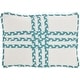 preview thumbnail 14 of 41, Mina Victory Outdoor Pillows Criss Cross Braids 14"X20" Indoor/Outdoor Throw Pillow