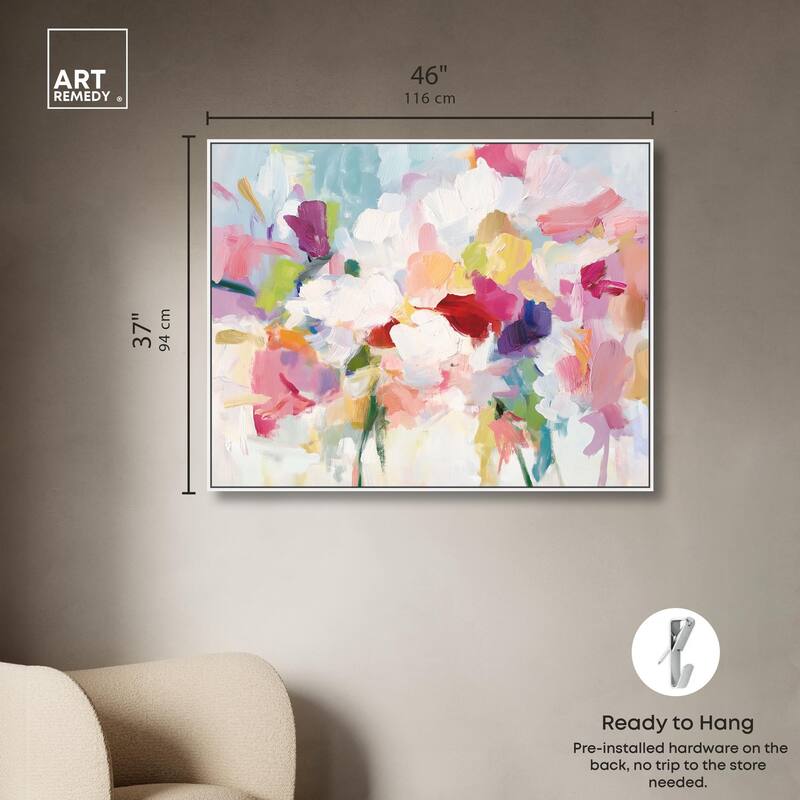 Saturated Colors II Canvas by Art Remedy