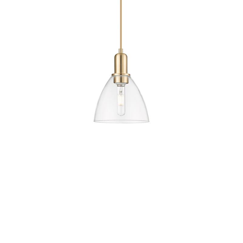 Innovations Lighting 716-1P-11-8 Bristol Pendant Bristol 8" Wide Mini - Champagne Bronze / Clear
