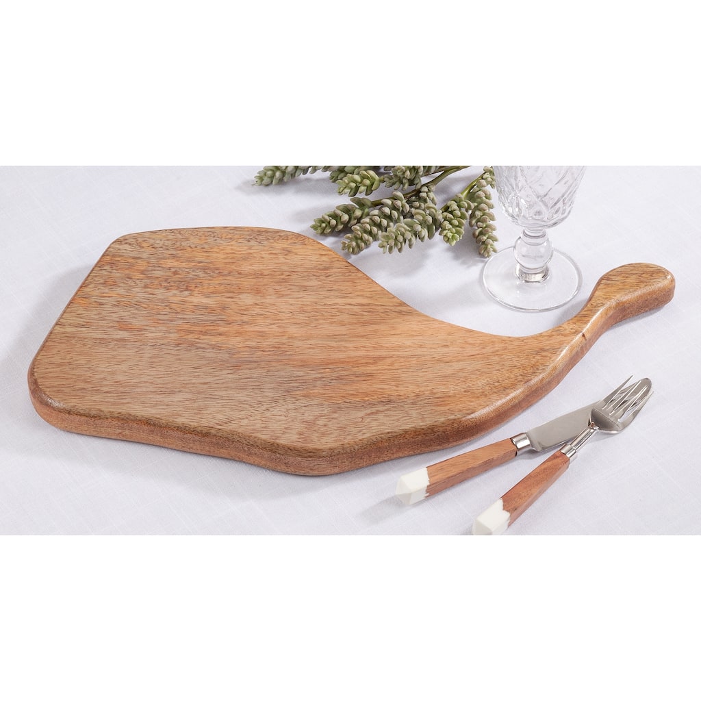 Wood Chopping Board With Organic Shape