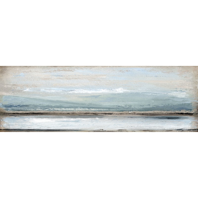 'Rolling Waves' Painting Print on Wrapped Canvas