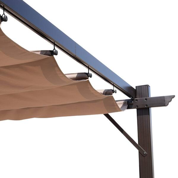 Shop Outsunny Steel Outdoor Backyard Patio Canopy Cover 10 X 13