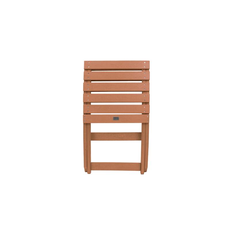 Versailles Fully Assembed All-Weather HDPE Outdoor Folding Patio Chair