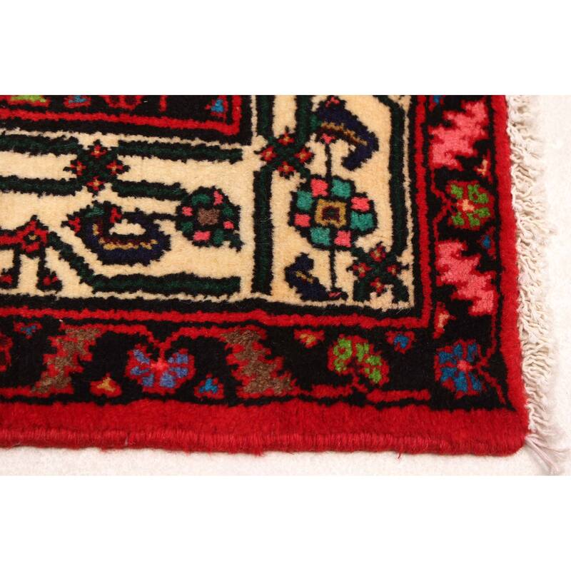 ECARPETGALLERY Hand-knotted Andelz Red Wool Rug - 3'5 x 5'2