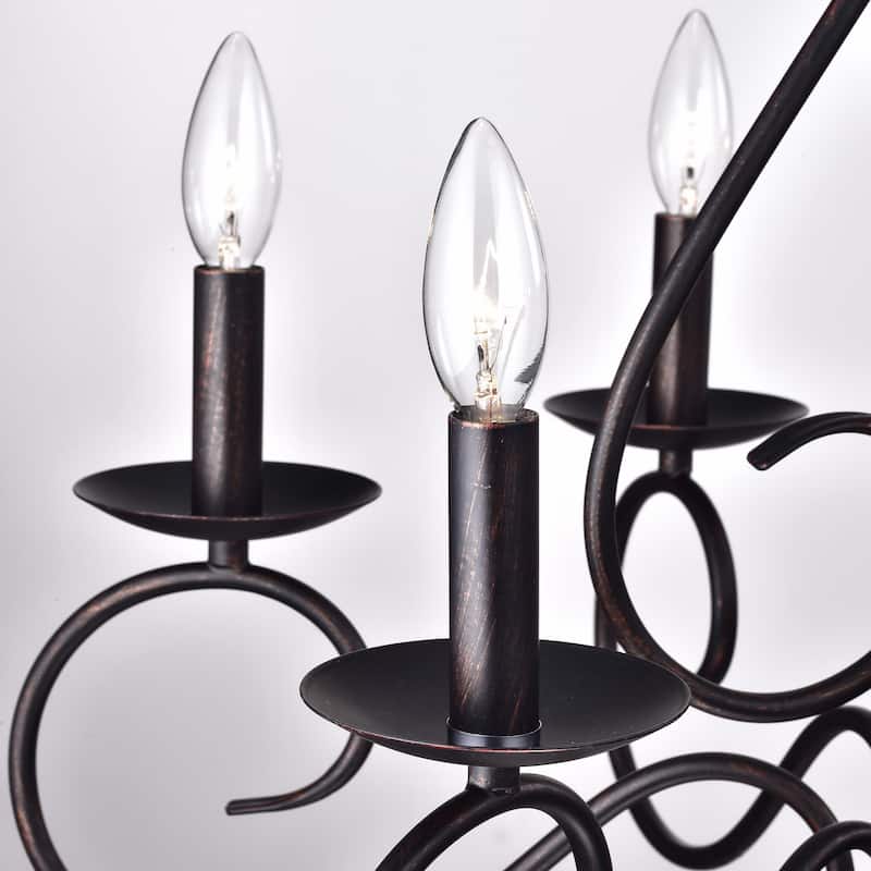 Surma 6-Light Candle Style Chandelier