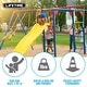 preview thumbnail 18 of 24, Lifetime Monkey Bar Adventure Swing Set (Earthtone)