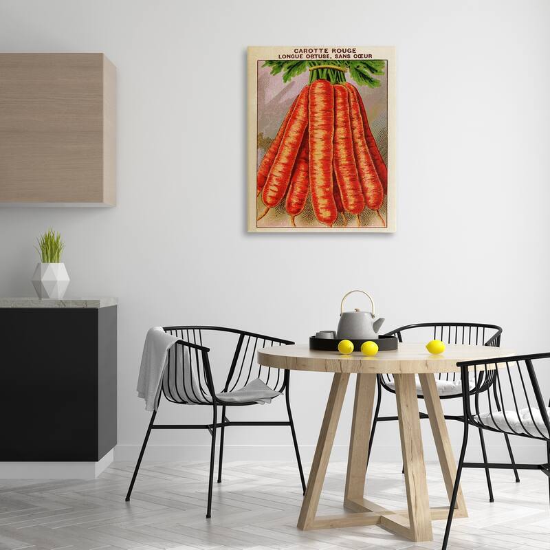 Stupell Country Vintage Carrots Canvas Wall Art Design By Lil' Rue