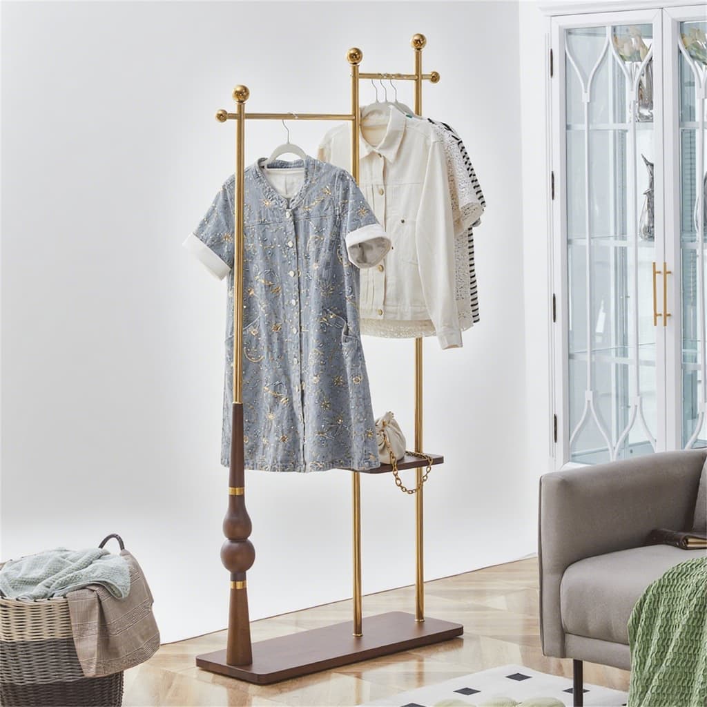 70" Tall Industrial Coat Rack