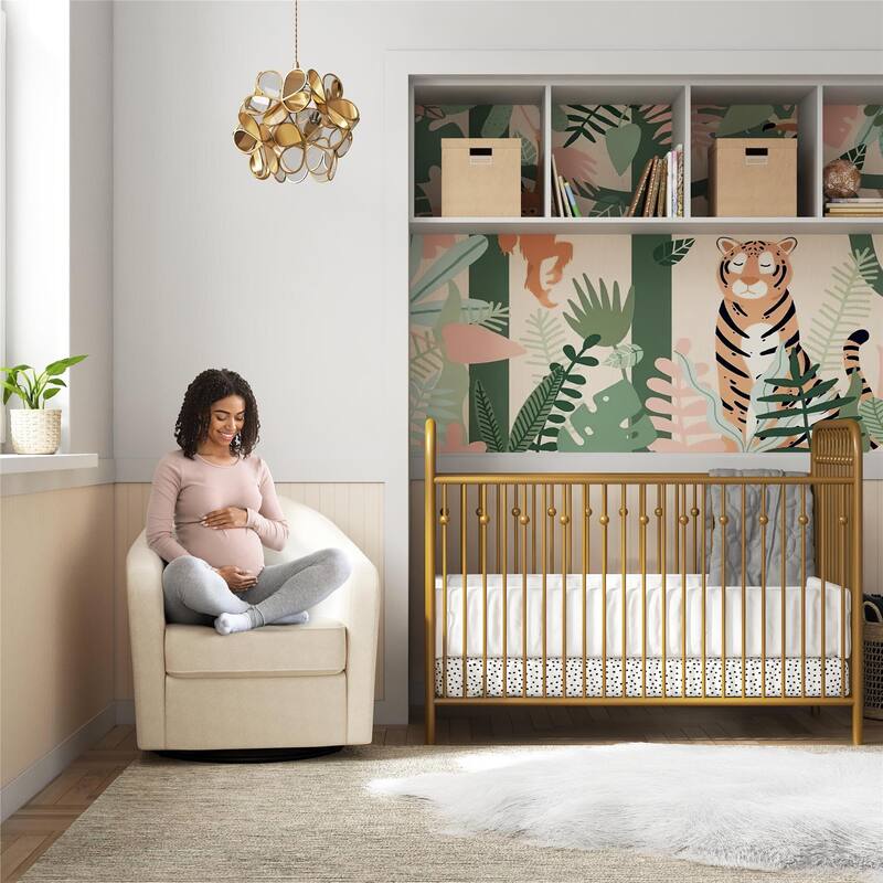 Little Seeds Gentle Swivel Curved Nursery Chair