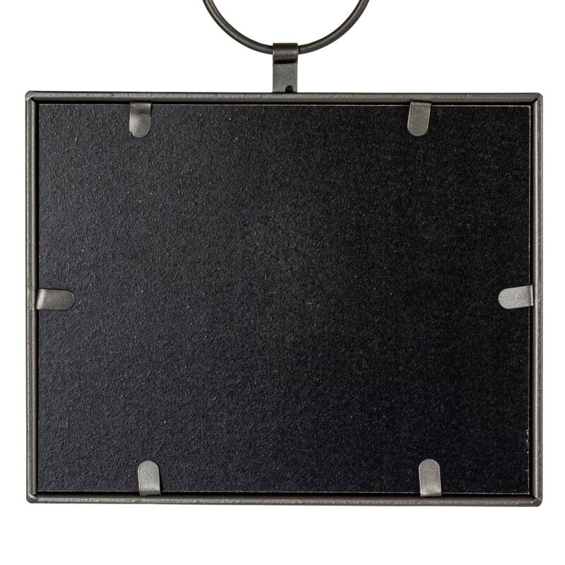 Modern Metal Framed Landscape Wall Art with Hanging Bracket