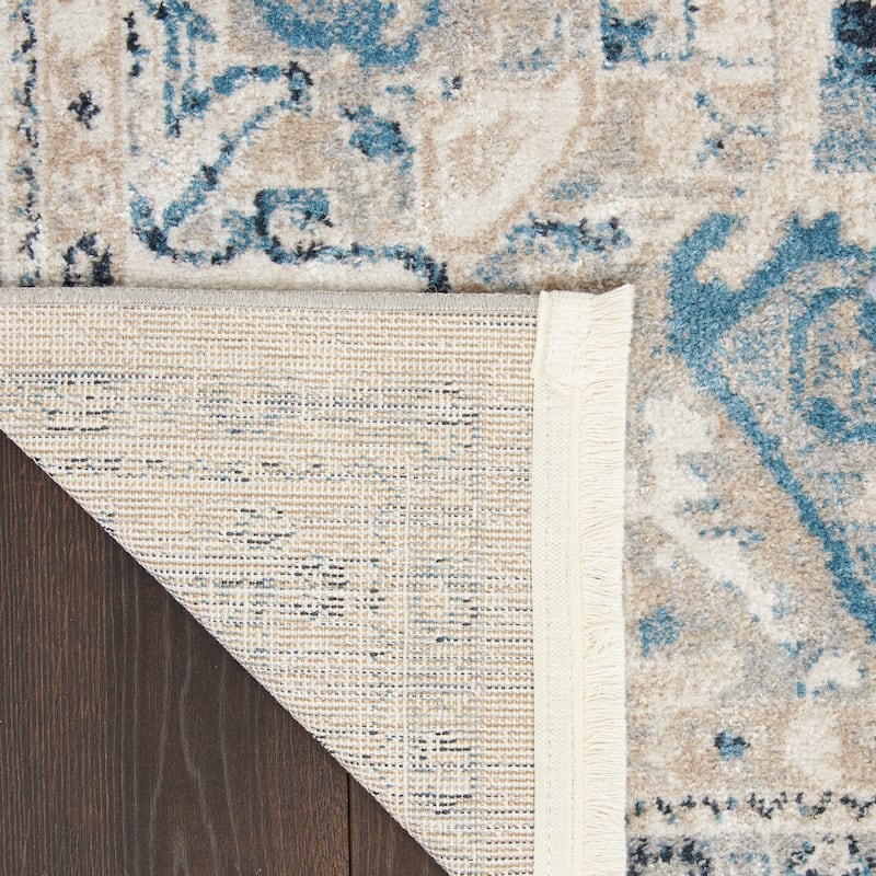 Nourison Geneva Traditional Bordered Area Rug.