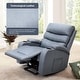 preview thumbnail 20 of 52, EROMMY Oversized Power Lift Recliner with Massage & Heat – PU Leather Chair with Pockets, Cup Holders & USB Port