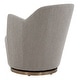 preview thumbnail 4 of 8, SAFAVIEH Couture Christian Swivel Accent Chair. - 26" W x 32" D x 31" H