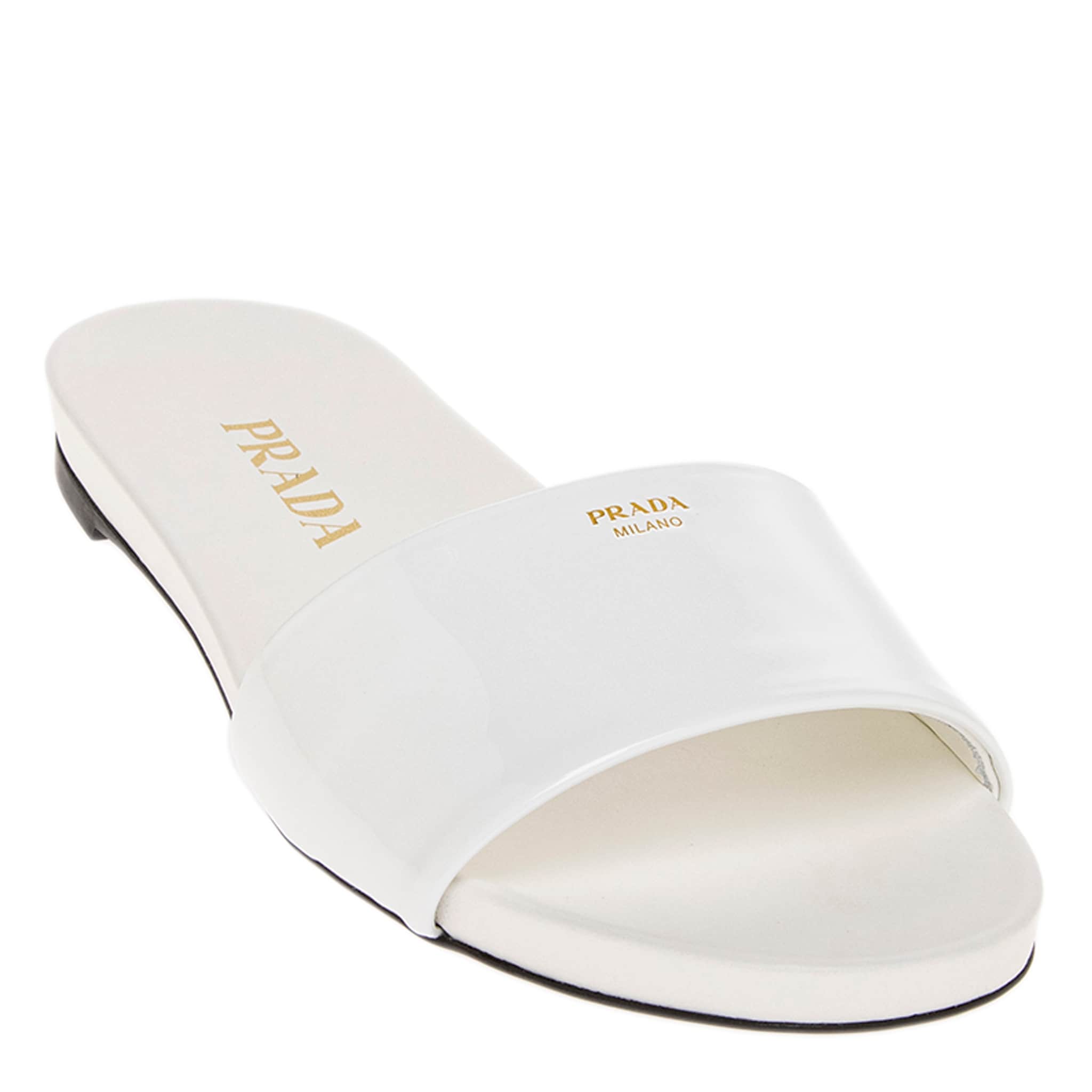Prada Patent Leather Slides