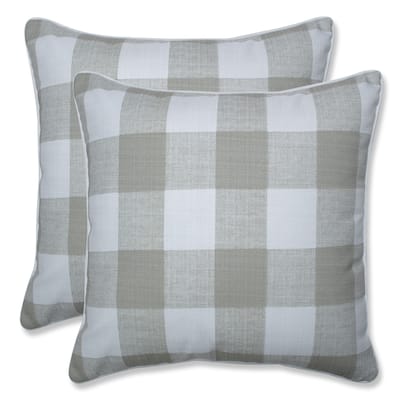 Boulder Bay Buffalo Check 18.5-inch Throw Pillow (Set of 2) by Havenside Home