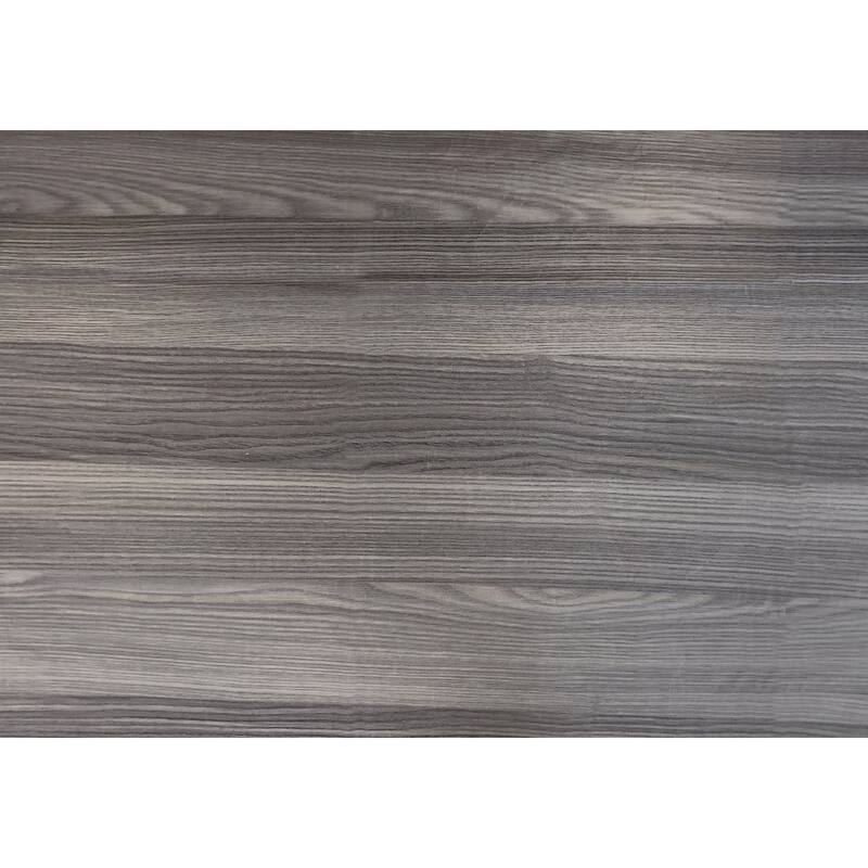 L-Shaped Computer Desk with Storage Drawers, Corner Design, Grey Laminate