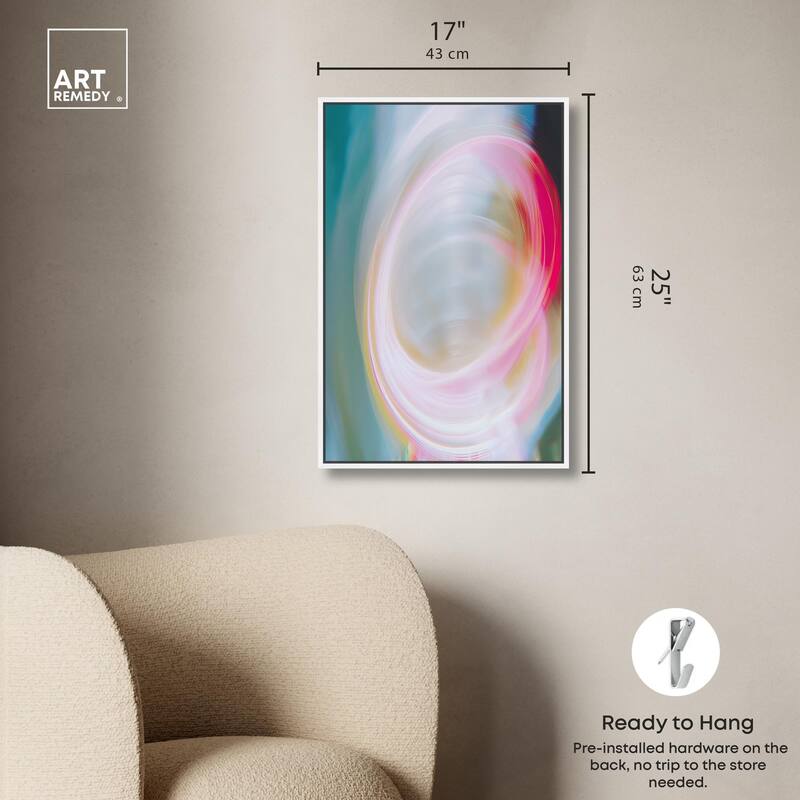 Swirling Light III Canvas by Art Remedy